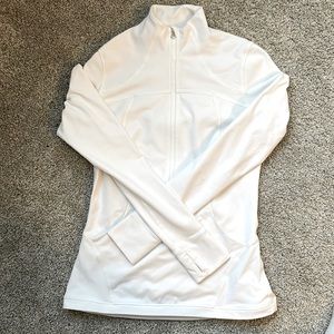 Lululemon white half-zip up.